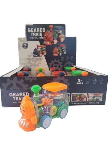 Ctoy Oyuncak Işıklı Sesli Şeffaf Tren 