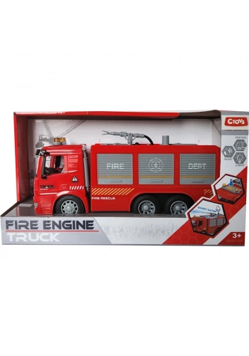 Ctoy Oyuncak Işıklı Ve Sürtmeli İtfaiye Aracı CTOY-PY8931B