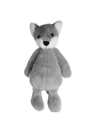 Dada Peluş Oyuncak Uyku Arkadaşı Tilki Gri 34 Cm