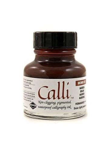 Daler Rowney Calli Kaligrafi Mürekkebi 012 29,5ml Brown