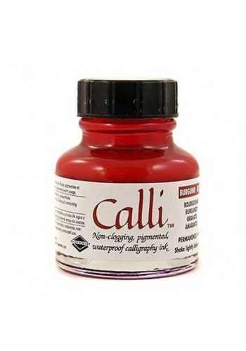 Daler Rowney Calli Kaligrafi Mürekkebi 29,5ml 013 Burgundy