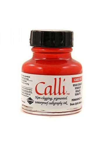 Daler Rowney Calli Kaligrafi Mürekkebi 29,5ml 073 Scarlet