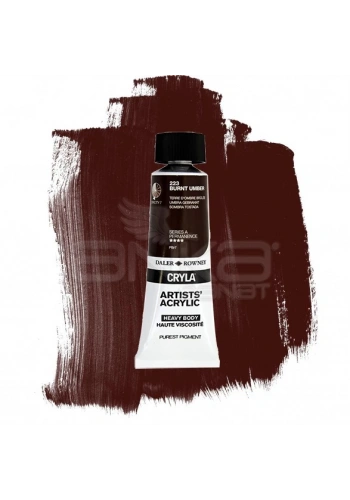 Daler Rowney Cryla Artist Akrilik Boya 75ml 223 Burnt Umber Seri A