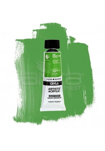 Daler Rowney Cryla Artist Akrilik Boya 75ml 308 Bright Green Seri B
