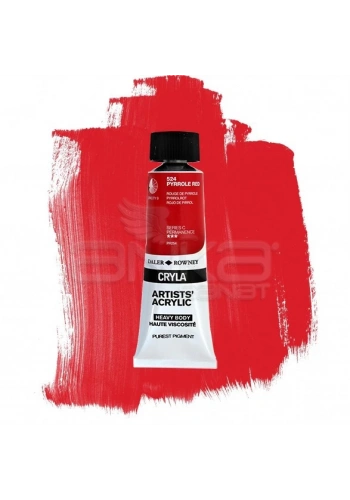 Daler Rowney Cryla Artist Akrilik Boya 75ml 524 Pyrrole Red Seri C