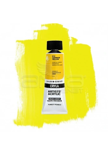 Daler Rowney Cryla Artist Akrilik Boya 75ml 612 Cadmium Yellow Seri C
