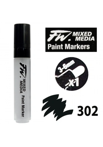Daler Rowney FW Mix Paint Markers Seti L Yuvarlak Uç 3-6mm