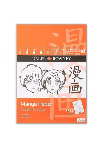 Daler Rowney Manga Defteri 70gr A3 50yp