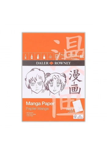 Daler Rowney Manga Defteri 70gr A4 50yp