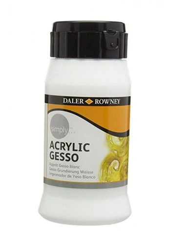Daler Rowney Simply Acrylic Gesso Beyaz 500 ml.