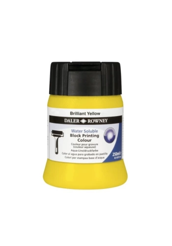 Daler Rowney Su Bazlı Baskı Mürekkebi 250ml Brilliant Yellow