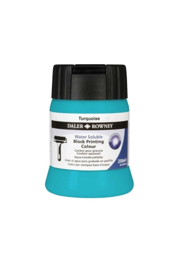 Daler Rowney Su Bazlı Baskı Mürekkebi 250ml Turquoise