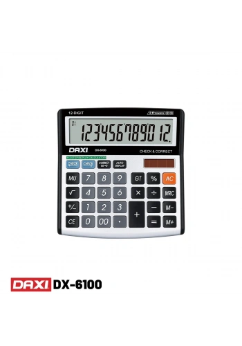 Daxi Hesap Makinesi Silver Edition 12 Haneli DX-6100