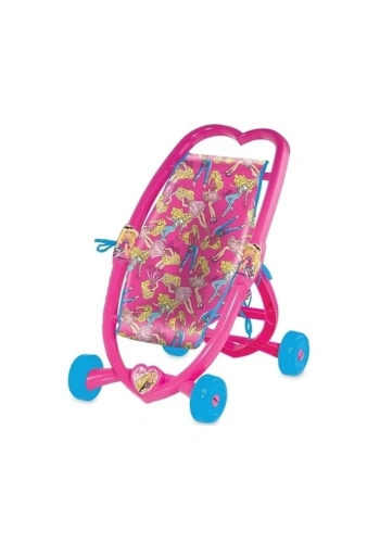 Dede Oyuncak Barbie Kalpli Puset Set 03036