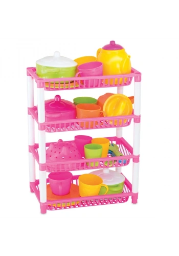 Dede Oyuncak Cook & Cook Dört Katlı Mutfak Sepeti 01105