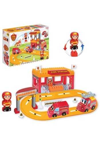Dede Oyuncak İtfaiye Yol Seti 46 Parça 03323