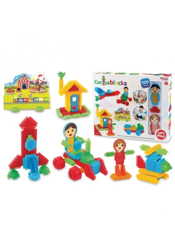 Dede Oyuncak Kaktüs Bloklar 100 Parça 03315