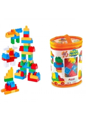 Dede Oyuncak Multı Blocks 62 Parça 01253
