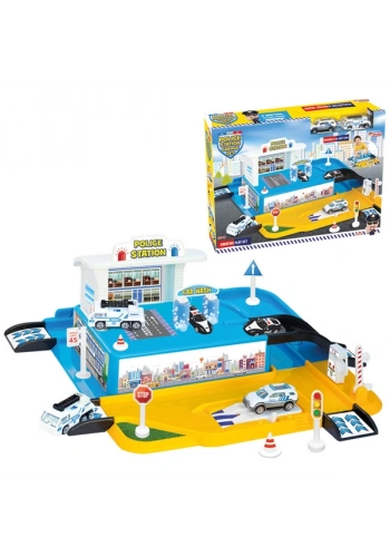 Dede Oyuncak Polis İstasyonu Garaj Set 03371
