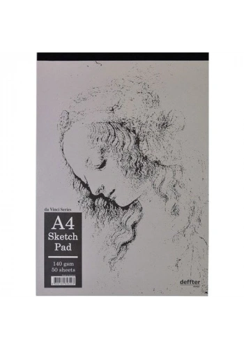 Deffter Da Vinci Sketch Pad Eskiz Defter A4 140gr 50 Yaprak