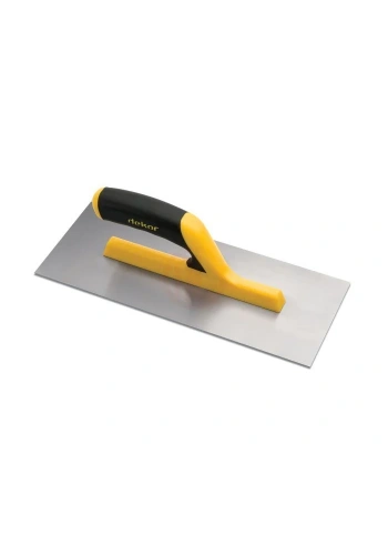 Dekor Hassan Alçı Malası Açık Plastik Saplı Yay Çeliği 30 Cm