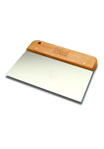 Dekor Hassan Geniş Ispatula Ahşap Saplı Paslanmaz Çelik 22 Cm