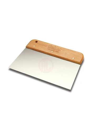 Dekor Hassan Geniş Ispatula Ahşap Saplı Paslanmaz Çelik 30 Cm