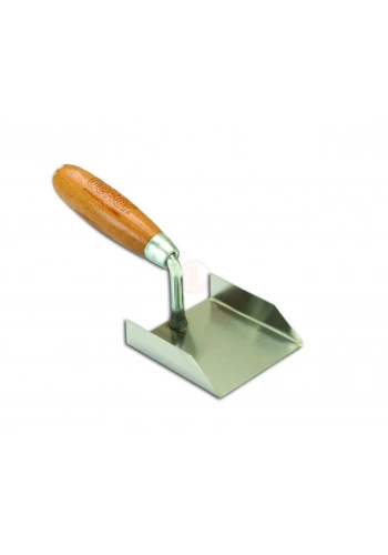 Dekor Hassan Köşe Malası Ahşap Saplı Paslanmaz Çelik 8 Cm