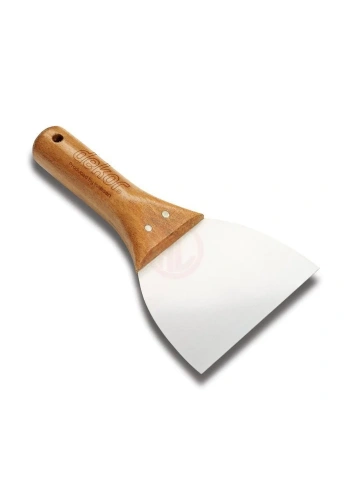 Dekor Hassan Macun Ispatulası Ahşap Saplı Yay Çeliği 12 Cm