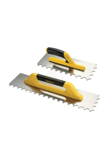 Dekor Hassan Mermer Malası Kapalı Plastik Saplı Yay Çeliği 30 Cm