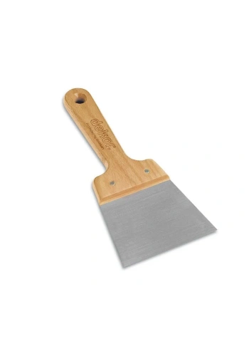 Dekor Hassan Sahra Ispatulası Ahşap Saplı Paslanmaz Çelik 8 Cm