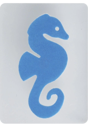 Dekor Rulo DENİZATI BASKISI 9x7 CM