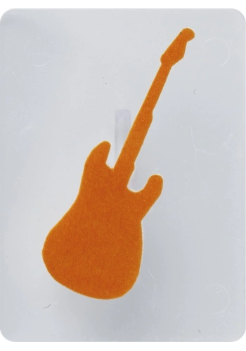 Dekor Rulo GİTAR BASKISI 9X7 CM