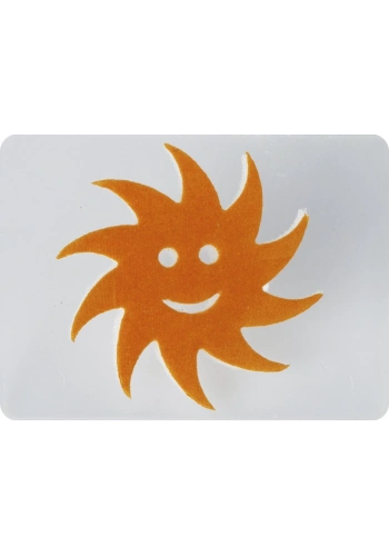Dekor Rulo KÜÇÜK GÜNEŞ BASKISI 9X7 CM