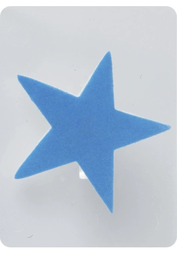 Dekor Rulo YILDIZ BASKISI 9x7 CM