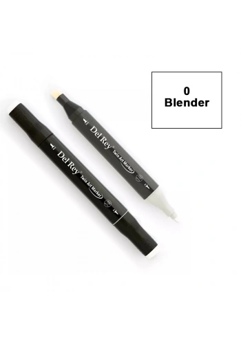DEL REY TWIN MARKER 0 BLENDER ÇİFT UÇLU GRAFİK KALEMİ MN-DRYB000