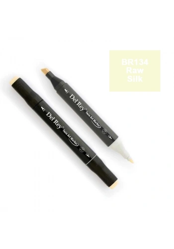 DEL REY TWIN MARKER BR134 RAW SİLK ÇİFT UÇLU GRAFİK KALEMİ MN-DR134