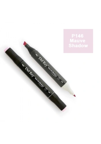 DEL REY TWIN MARKER P145 PALE LAVENDER ÇİFT UÇLU GRAFİK KALEMİ MN-DR145