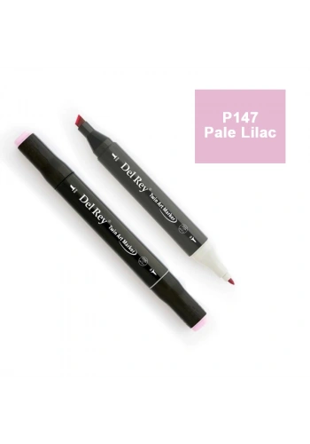 DEL REY TWIN MARKER P147 PALE LİLAC ÇİFT UÇLU GRAFİK KALEMİ MN-DR147