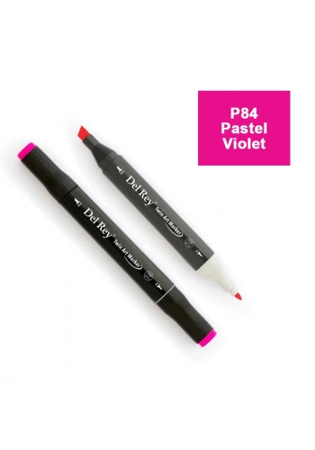 DEL REY TWIN MARKER P84 PASTEL VİOLET ÇİFT UÇLU GRAFİK KALEMİ MN-DR084