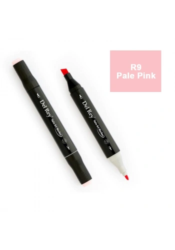 DEL REY TWIN MARKER RP9 PALE PİNK ÇİFT UÇLU GRAFİK KALEMİ MN-DR009