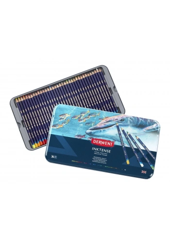 Derwent Inktense Mürekkep Bazlı Boya Kalemi 36 Renk