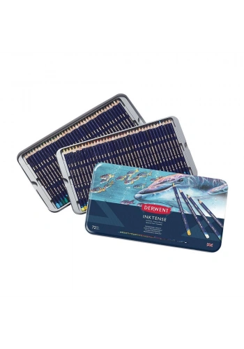 Derwent Inktense Mürekkep Bazlı Boya Kalemi 72 Renk