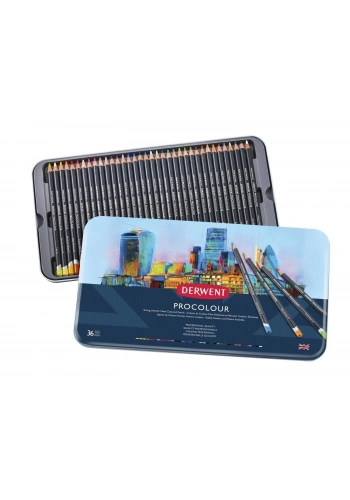 Derwent Procolour Kuru Boya Kalemi 36 Renk