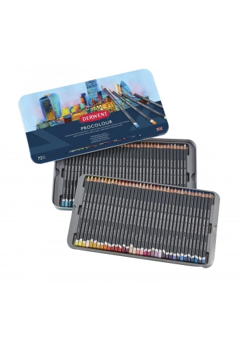 Derwent Procolour Kuru Boya Kalemi 72 Renk