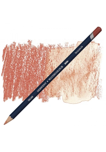 Derwent Watercolour Pencil Suluboya Kalemi 64 Terracotta