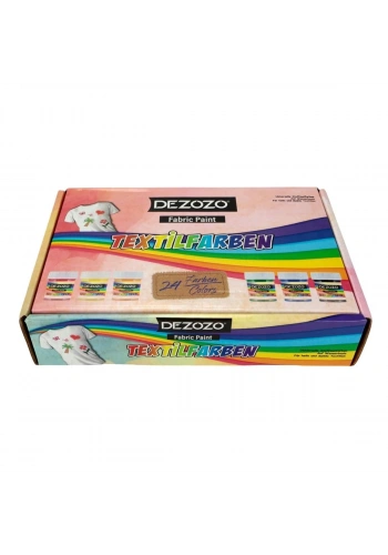 Dezozo Tekstil Kumaş Boyaları 25ml 24lü