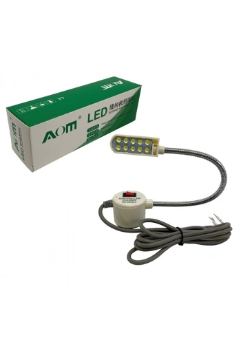 Dikiş Makinesi Ledli Spiralli Lamba (Beyaz) / AOM-10A