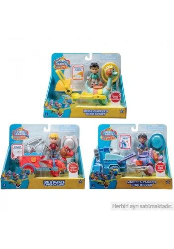 Dino Ranch Deluks Araç 7,5 Cm DNR0009 DNA03401