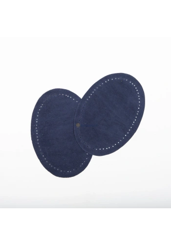 Dirsek Yaması Lacivert Süet